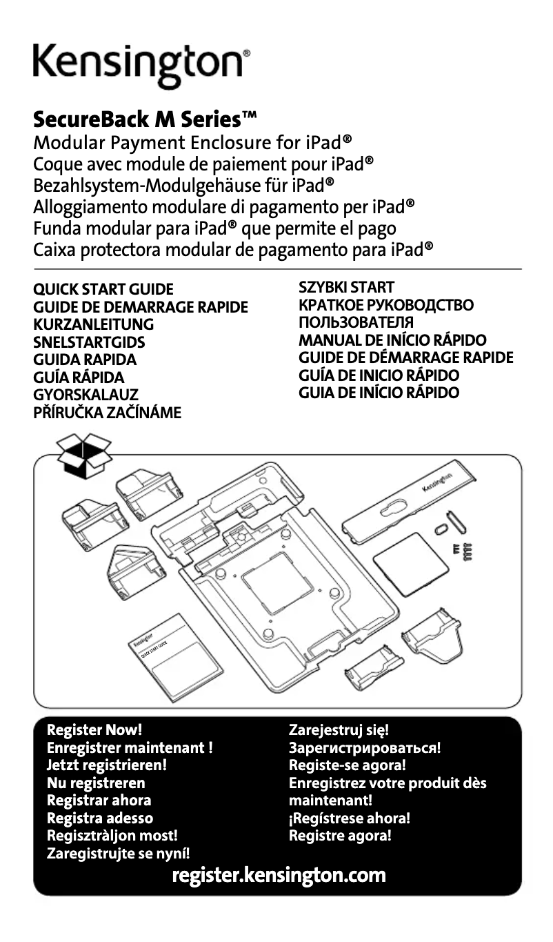Page 1 de la notice Manuel utilisateur Kensington SecureBack M