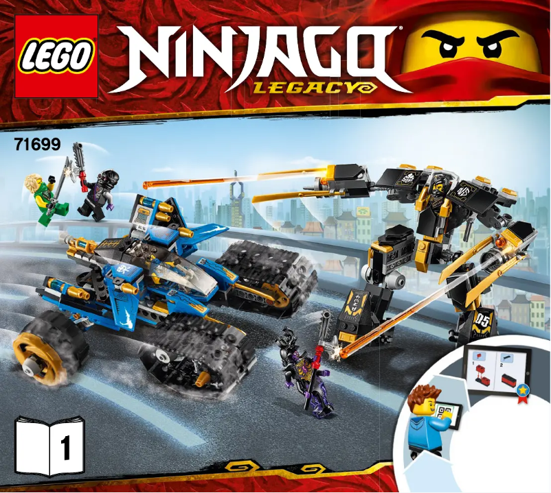 Page 1 de la notice Manuel utilisateur Lego Ninjago 71699