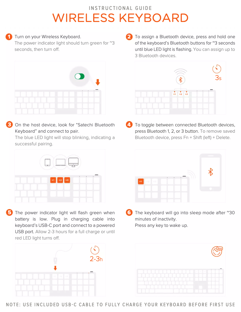 Página 1 del manual Manual de usuario Satechi ST-AMBKS