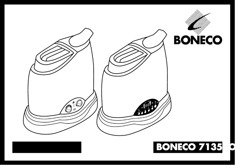 Page 1 de la notice Manuel utilisateur Boneco 7135