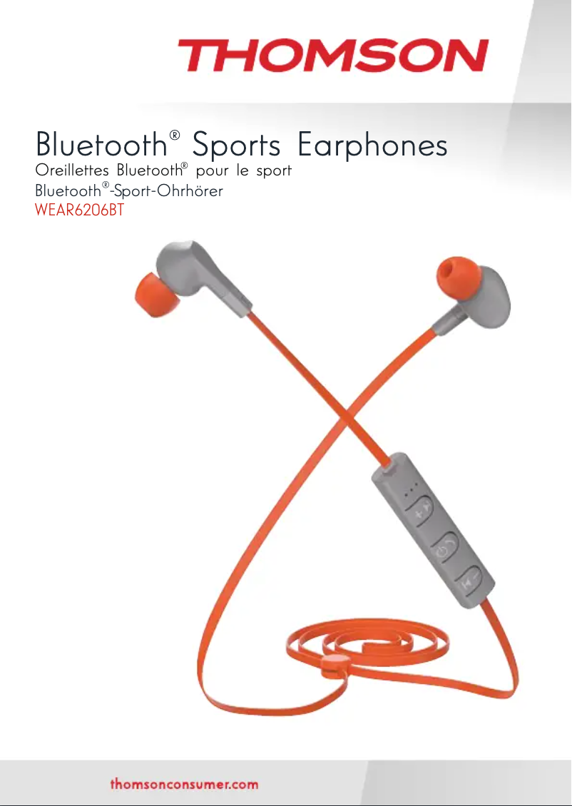 Página 1 del manual Manual de usuario Thomson WEAR606BT