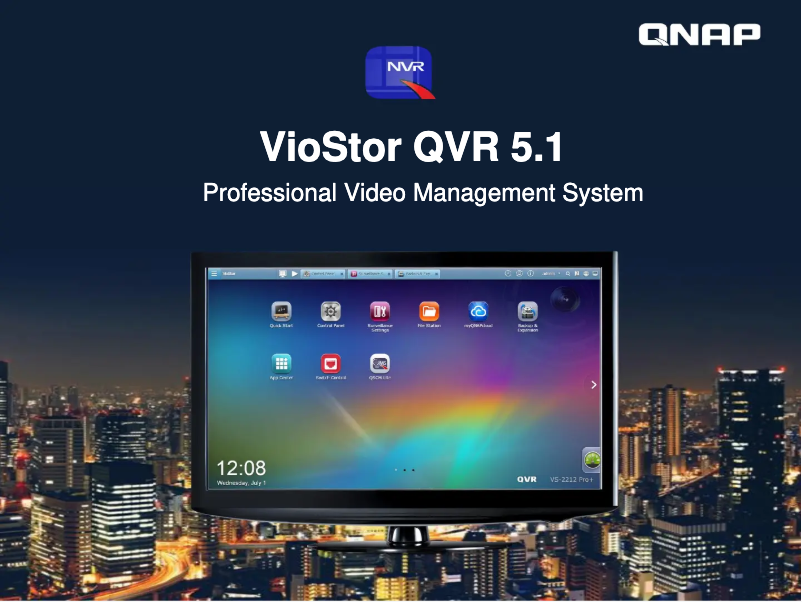 Page 1 of the manual Technical Sheet QNAP VS-2204 PRO+