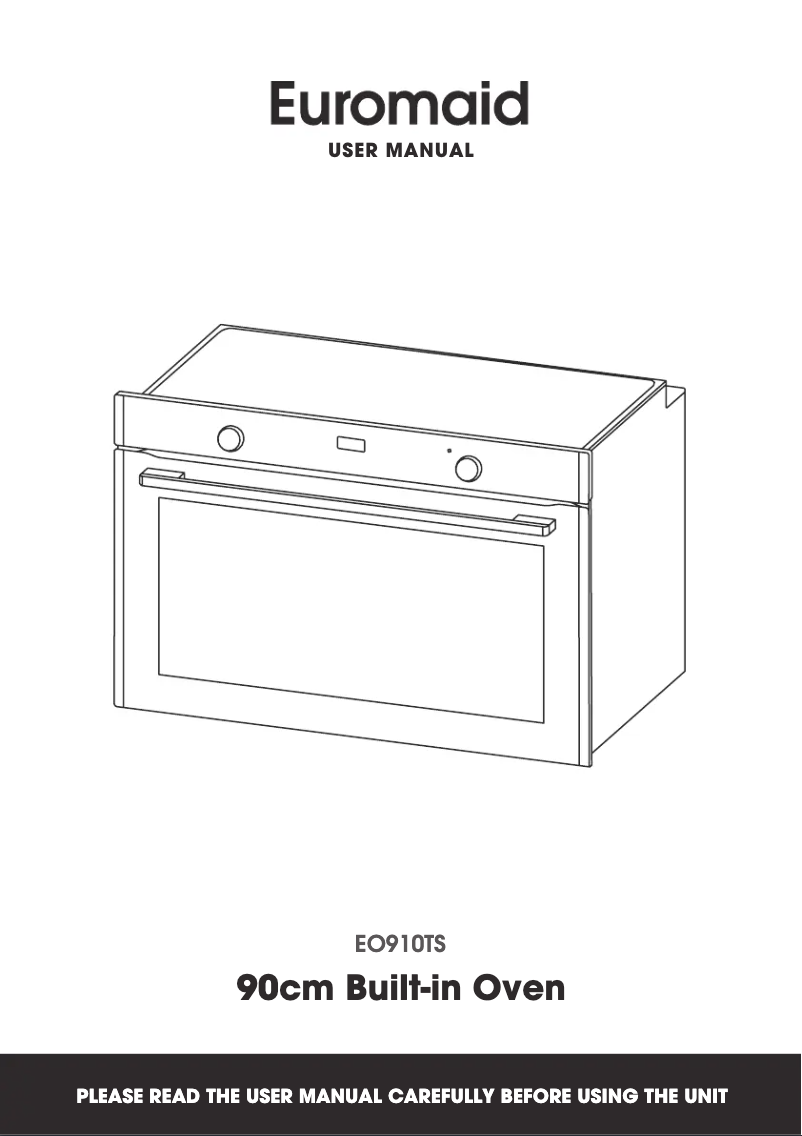 Page 1 de la notice Manuel utilisateur Euromaid EO910TS