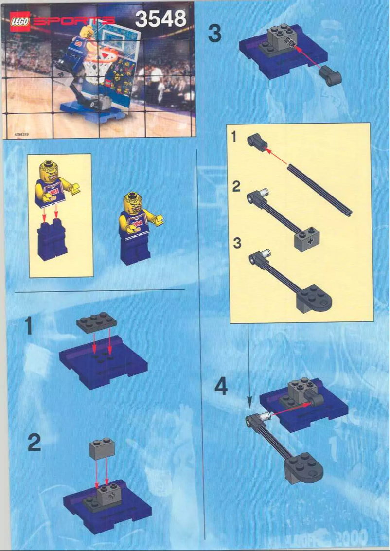 Page 1 de la notice Manuel utilisateur Lego Sports 3548