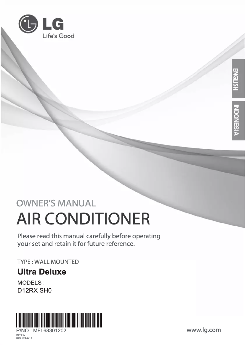 Page 1 of the manual User Manual LG D12RX