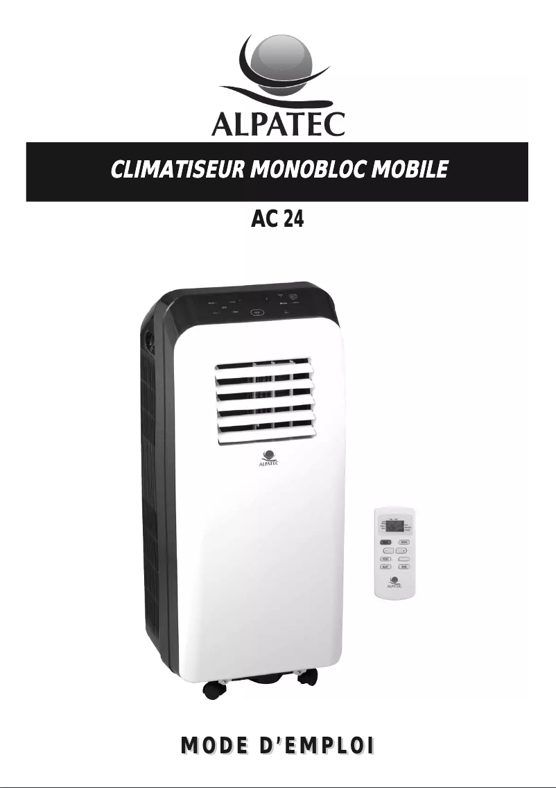 Page 1 de la notice Manuel utilisateur Alpatec AC 24