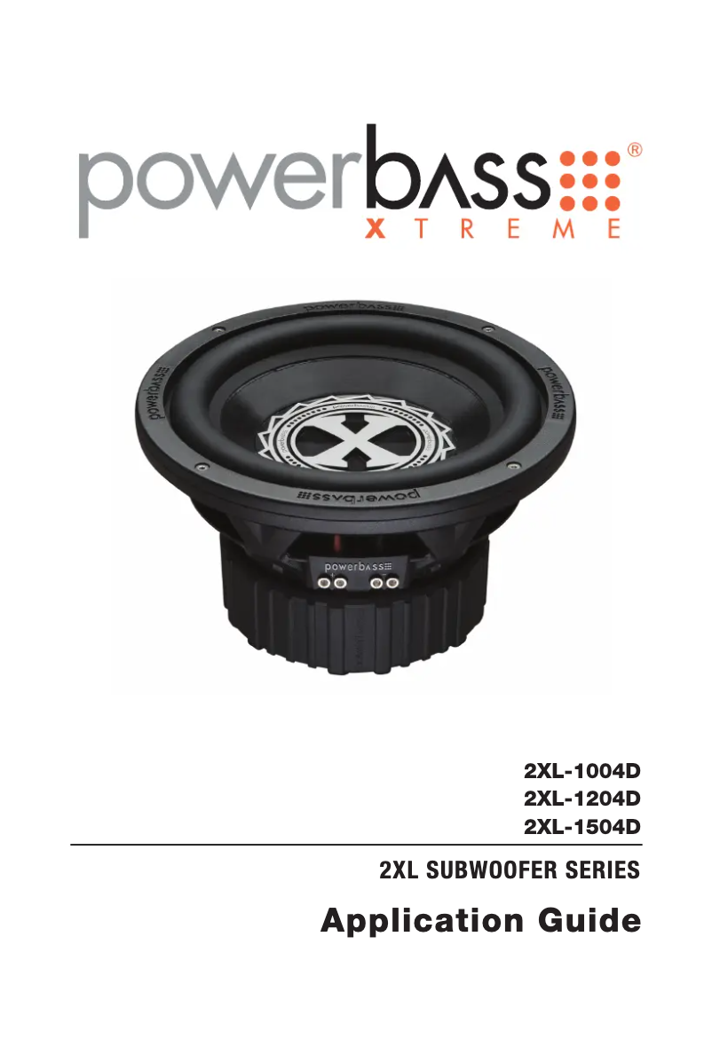 Página 1 del manual Manual de usuario PowerBass 2XL-1204D
