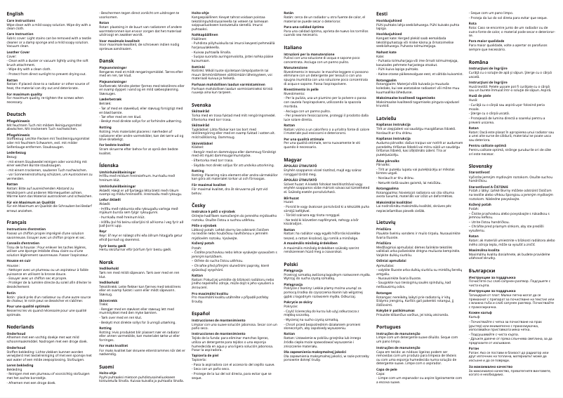 Page 1 de la notice Manuel utilisateur Ikea STIG