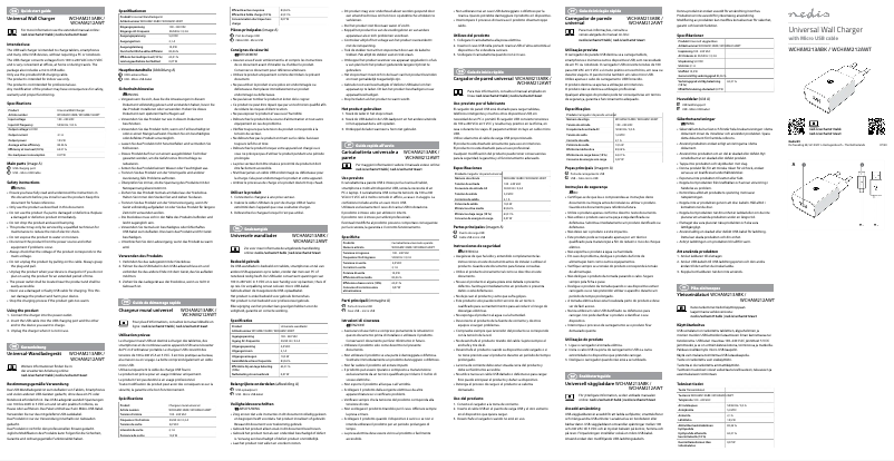 Page 1 de la notice Manuel utilisateur Nedis WCHAM213ABK