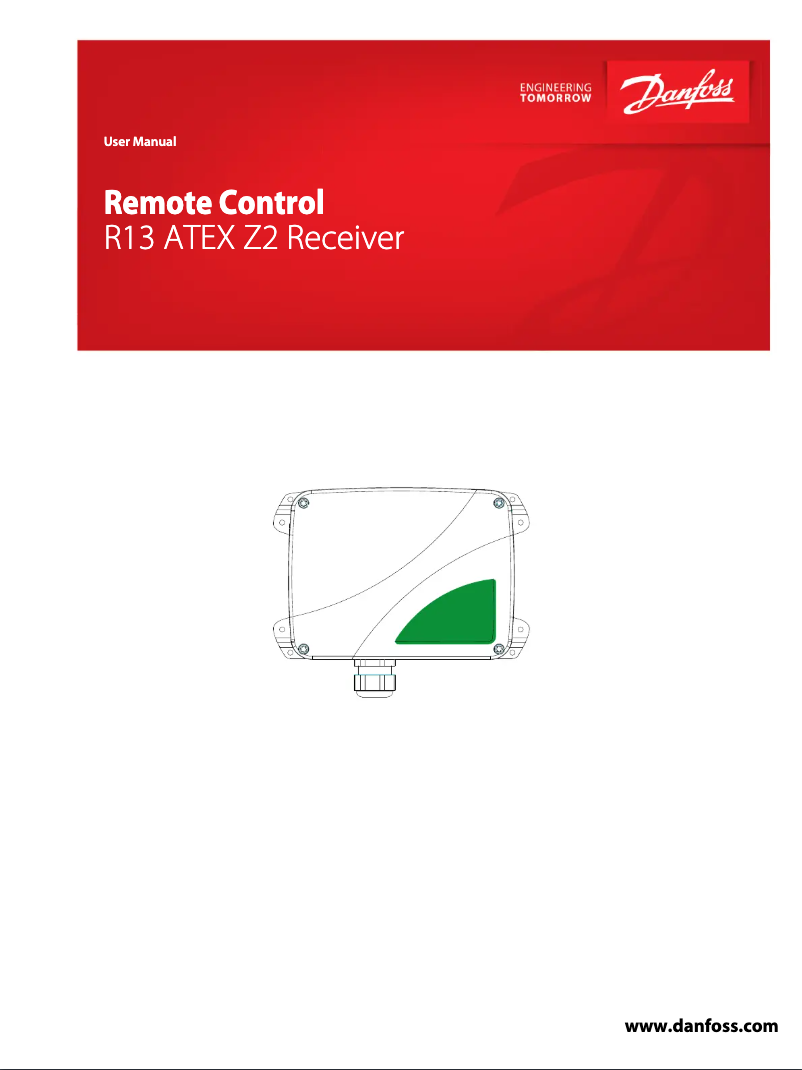 Page 1 de la notice Manuel utilisateur Danfoss R13 ATEX Z2