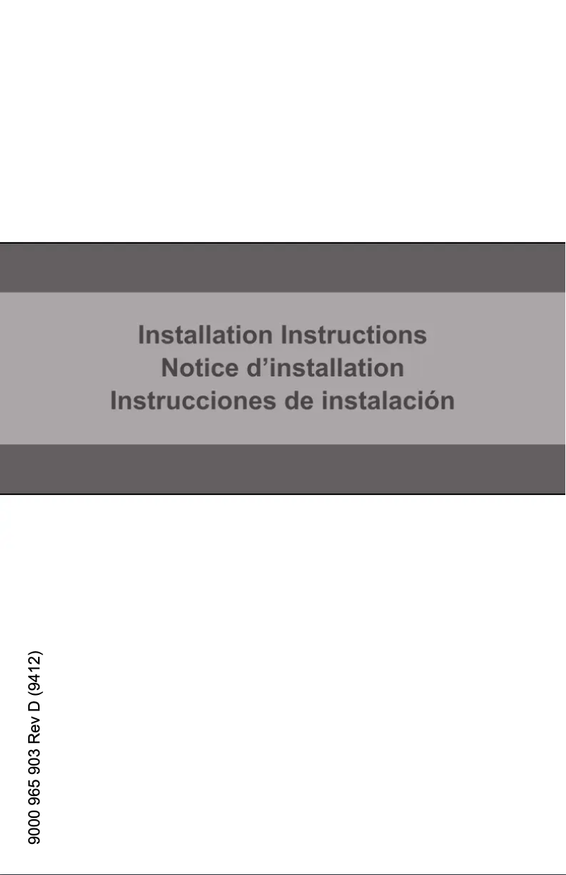 Page 1 of the manual Installation Guide Bosch SHE53T55UC