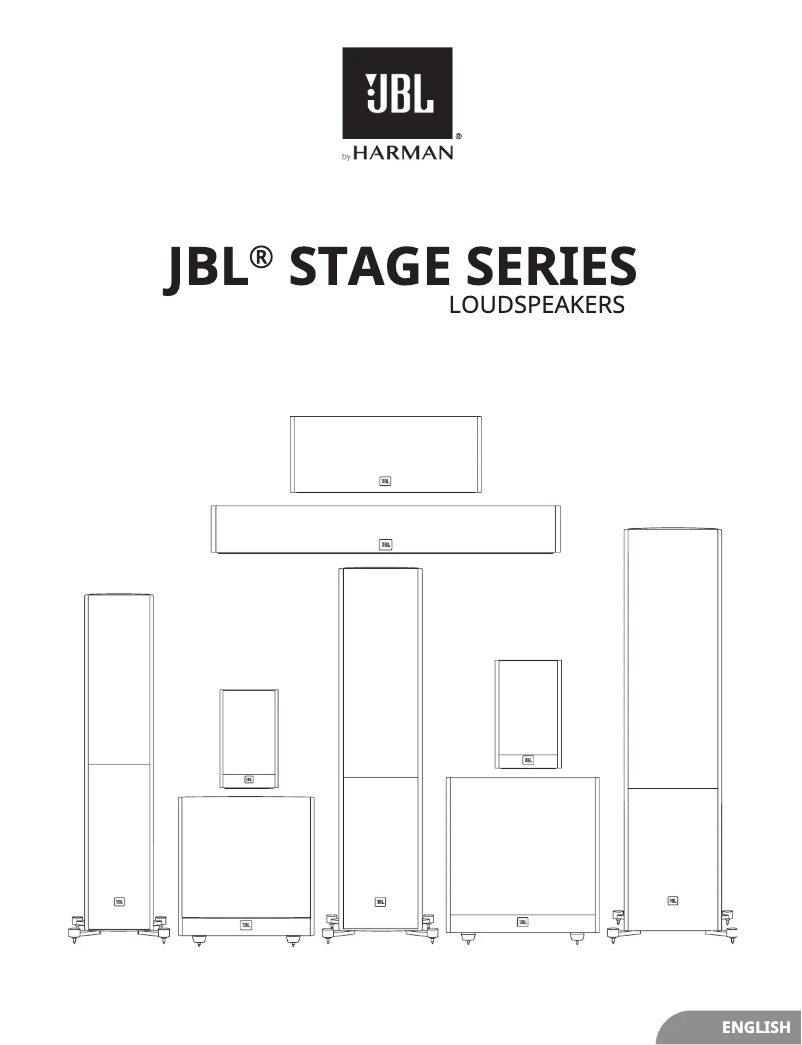 Page 1 de la notice Manuel utilisateur JBL Stage A190