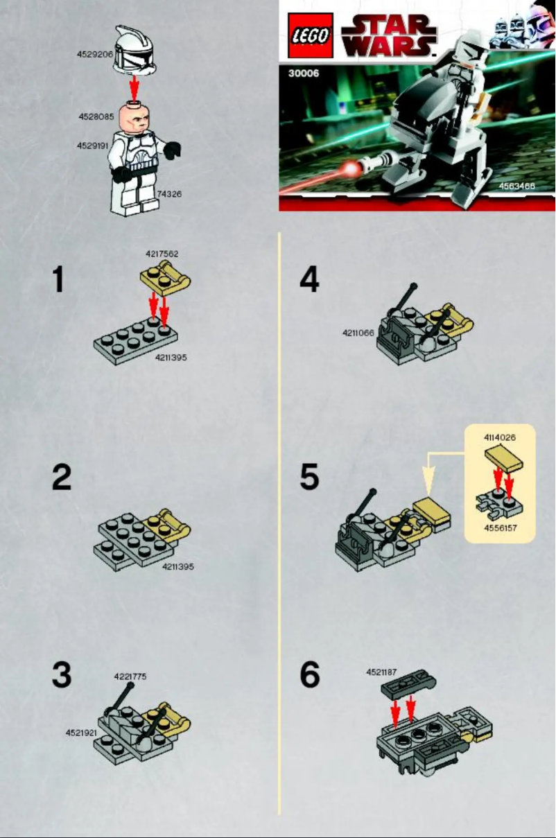 Página 1 del manual Manual de usuario Lego Clone Walker TM