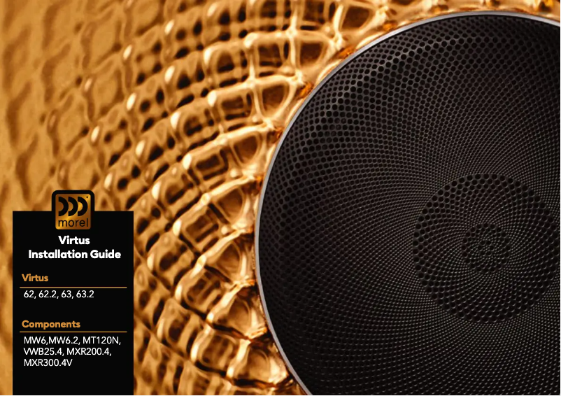 Página 1 del manual Manual de usuario Morel Virtus 63