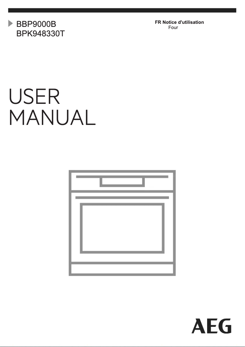 Page 1 de la notice Manuel utilisateur AEG BPK948330T