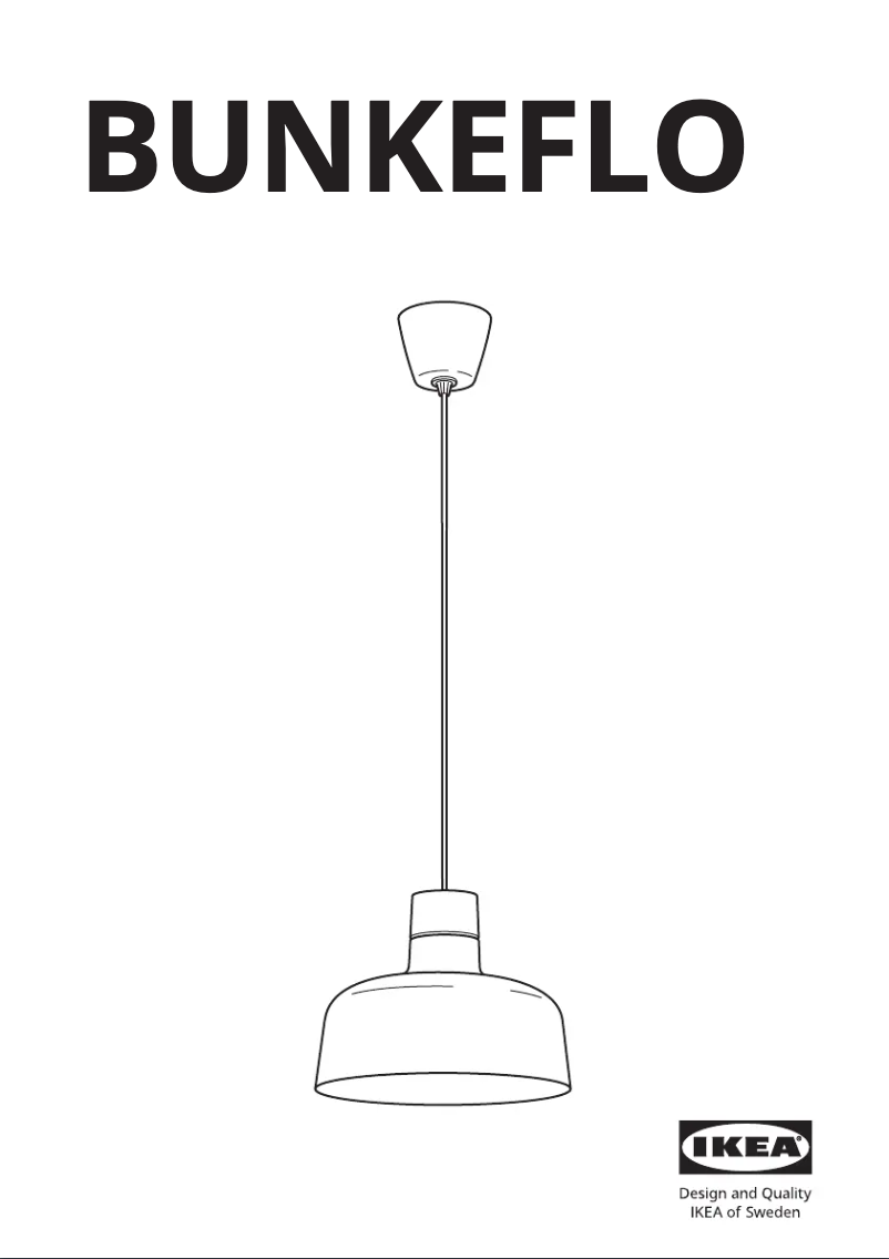 Page 1 de la notice Manuel utilisateur Ikea BUNKEFLO 205.591.72