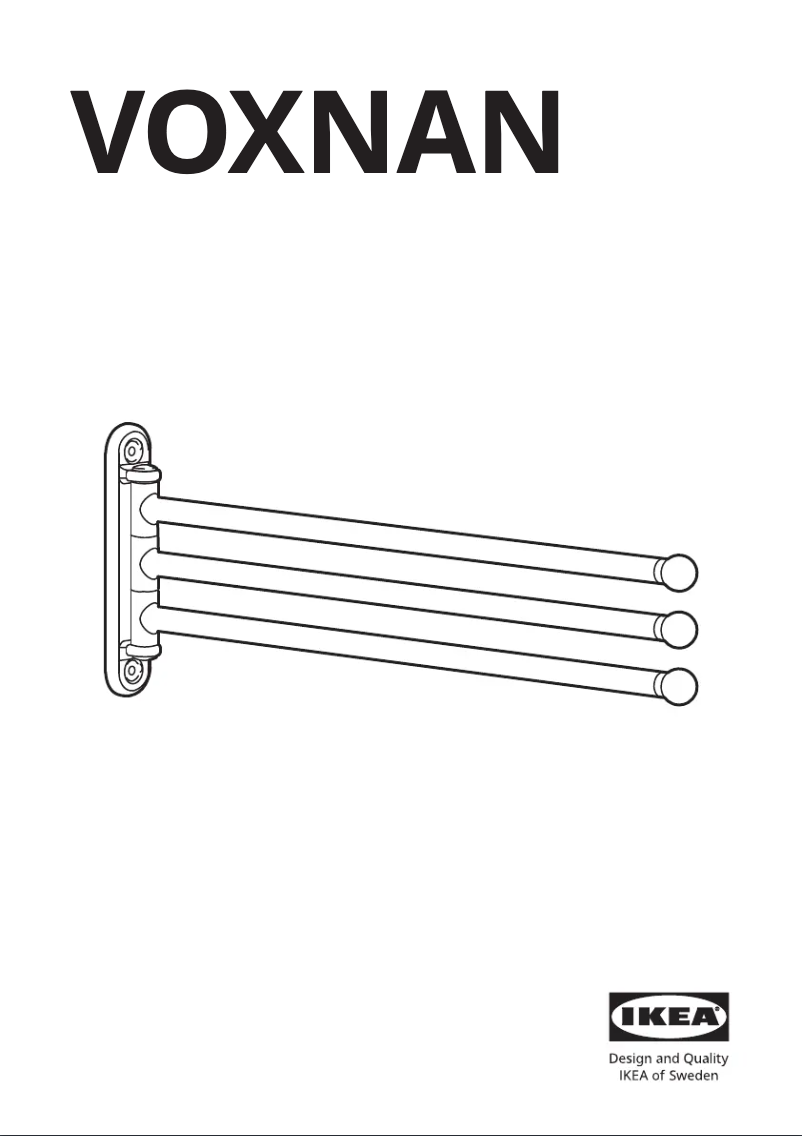Page 1 de la notice Manuel utilisateur Ikea VOXNAN 204.345.49