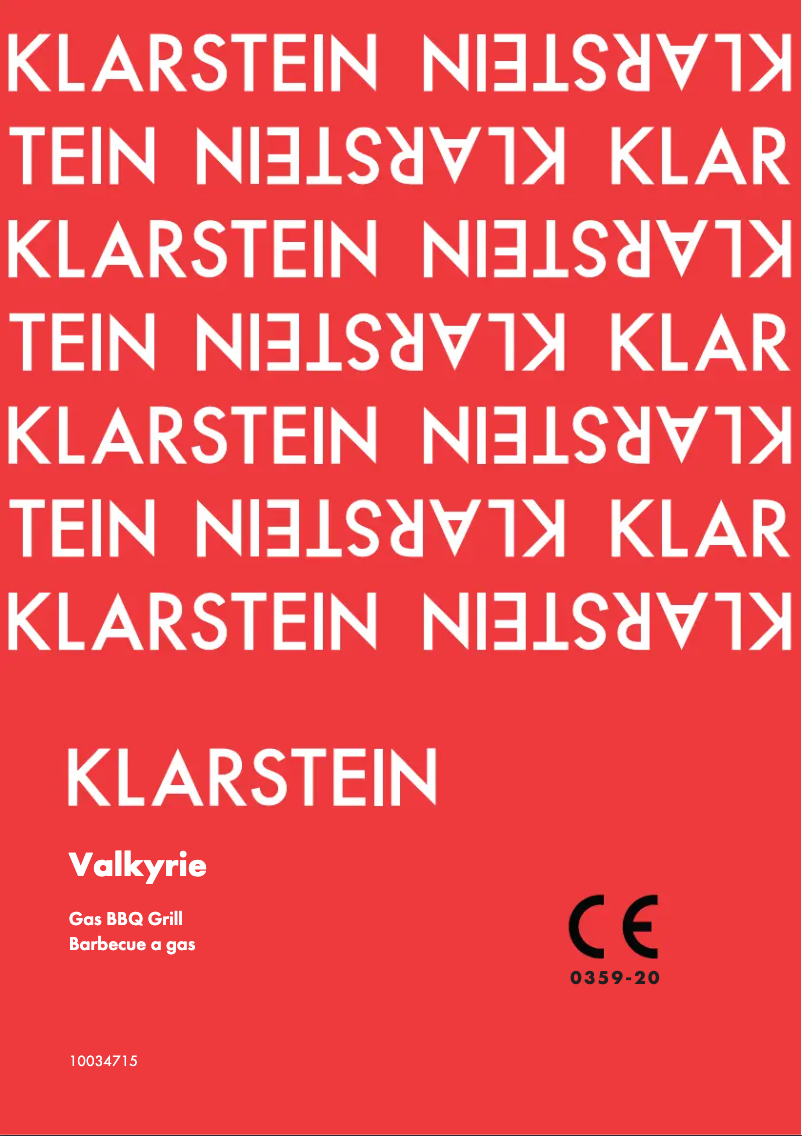 Page 1 de la notice Manuel utilisateur Klarstein Valkyrie