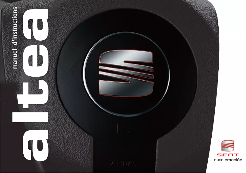 Page 1 of the manual User Manual Seat Altea (2006)