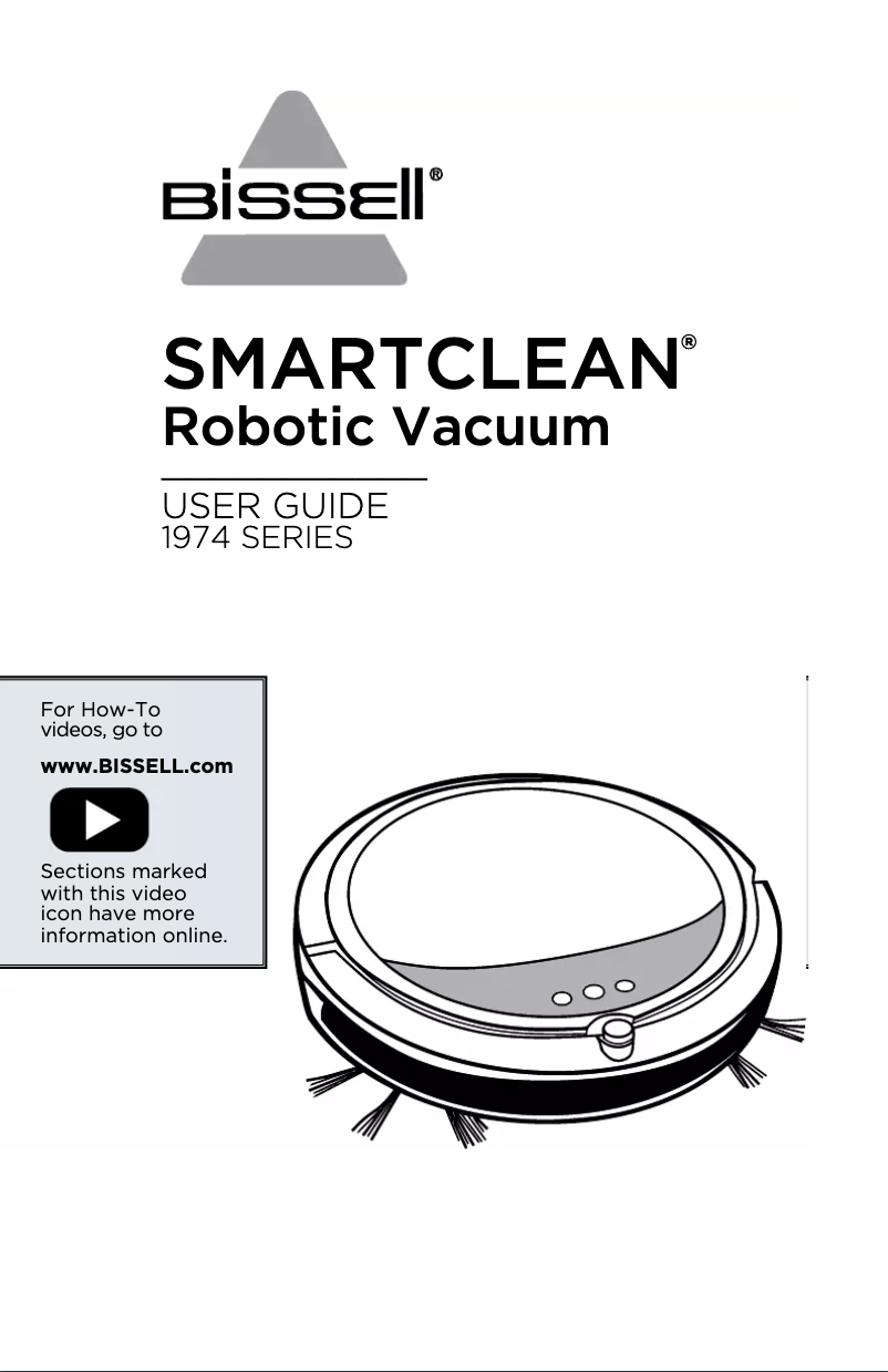 Page 1 de la notice Manuel utilisateur Bissell SmartClean 2274N