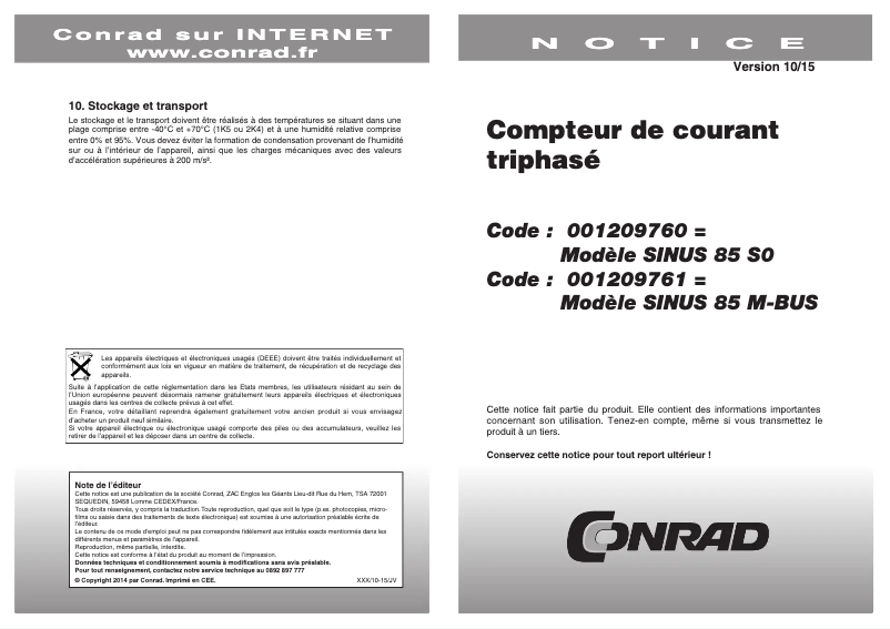 Página 1 del manual Manual de usuario T.I.P. SINUS 85 M-BUS