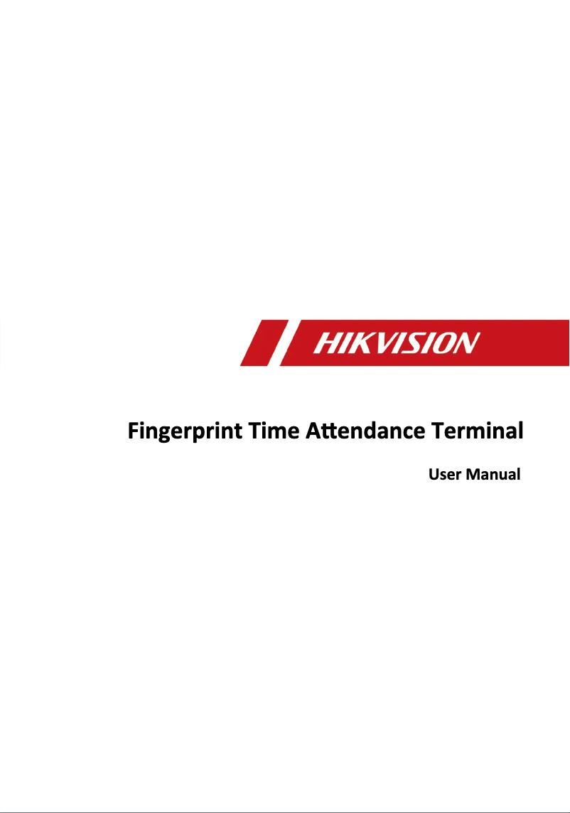 Page 1 de la notice Manuel utilisateur Hikvision DS-K1A802MF