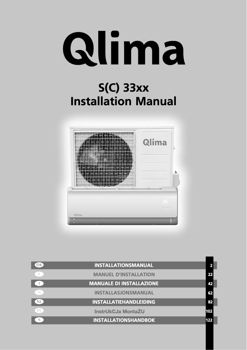 Page 1 de la notice Manuel utilisateur Qlima SC 3331