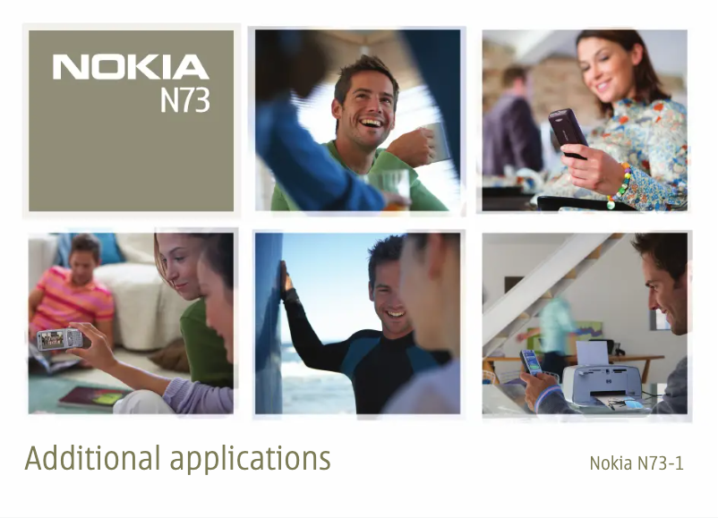 Page 1 de la notice Manuel utilisateur Nokia N73 Music Edition