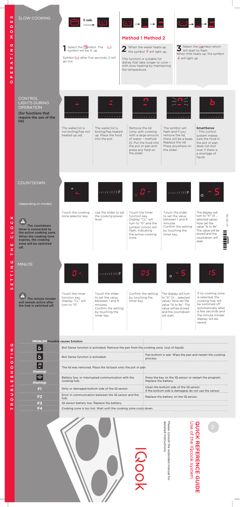 Page 1 de la notice Manuel utilisateur Gorenje IQ634USC