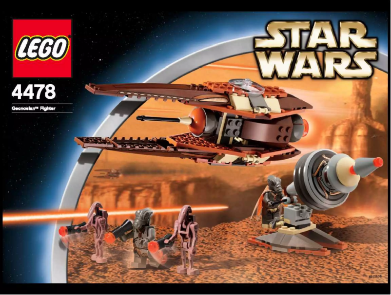 Page 1 de la notice Manuel utilisateur Lego Star Wars 4478