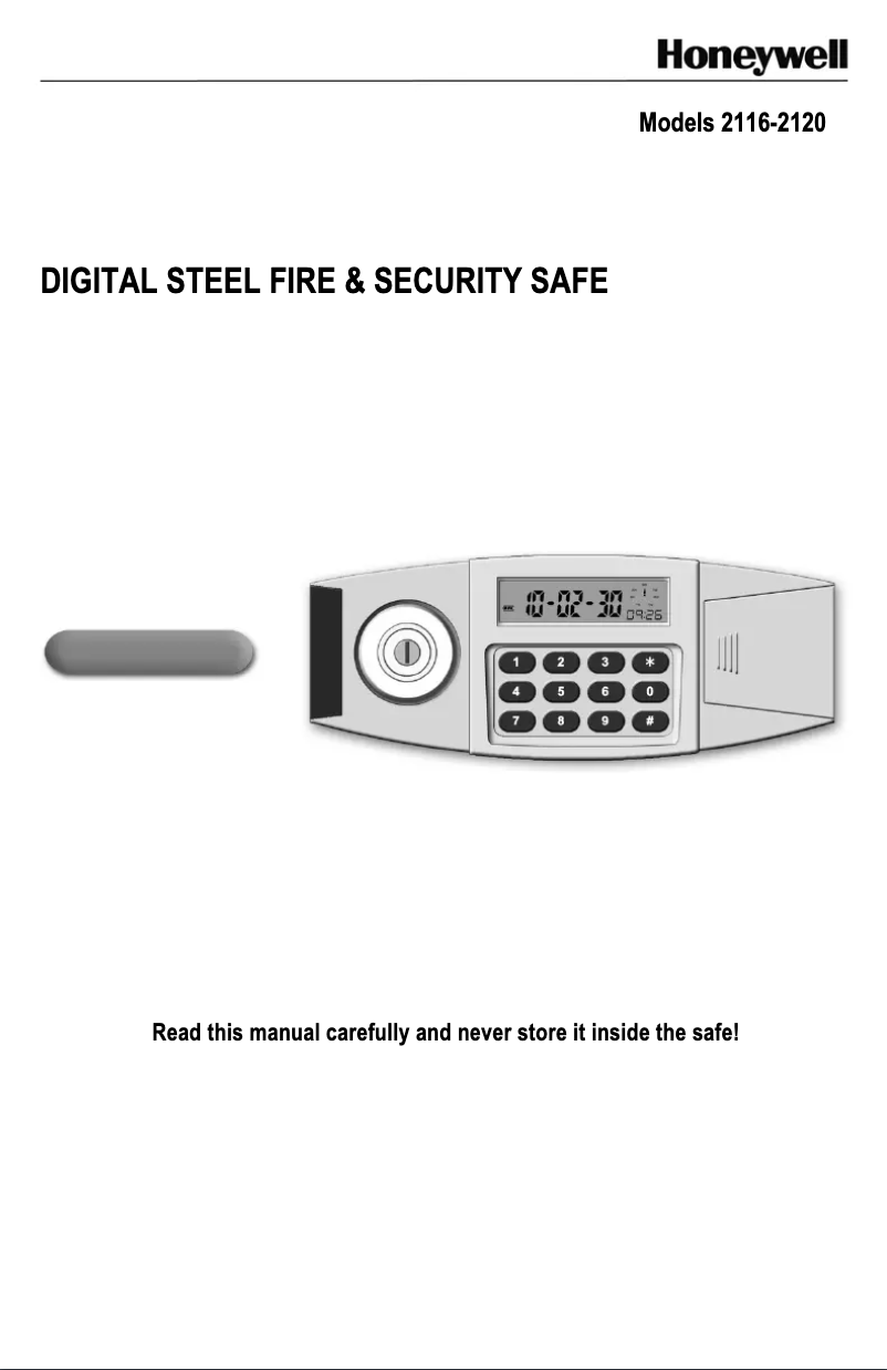 Page 1 de la notice Manuel utilisateur Honeywell 2120