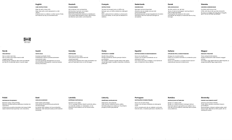 Page 1 de la notice Manuel utilisateur Ikea AGEN 701.581.34
