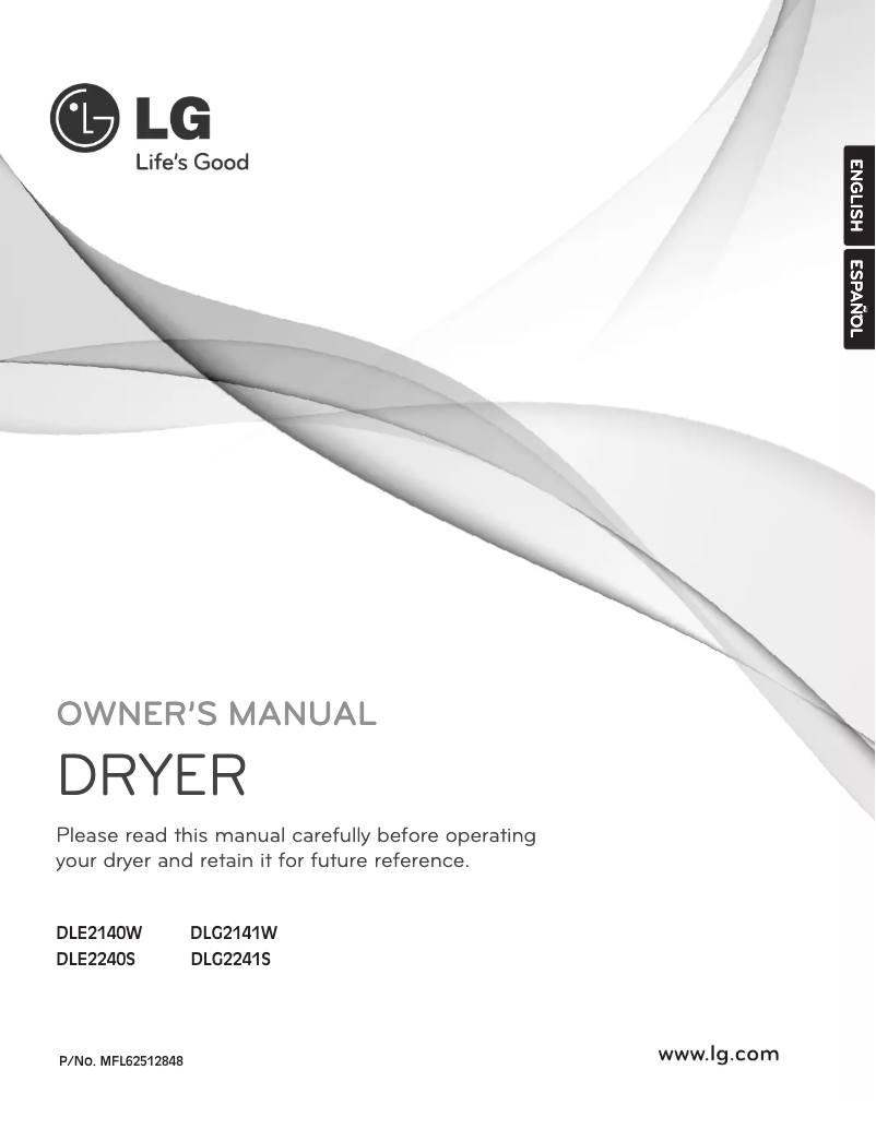 Page 1 de la notice Manuel utilisateur LG D2241S