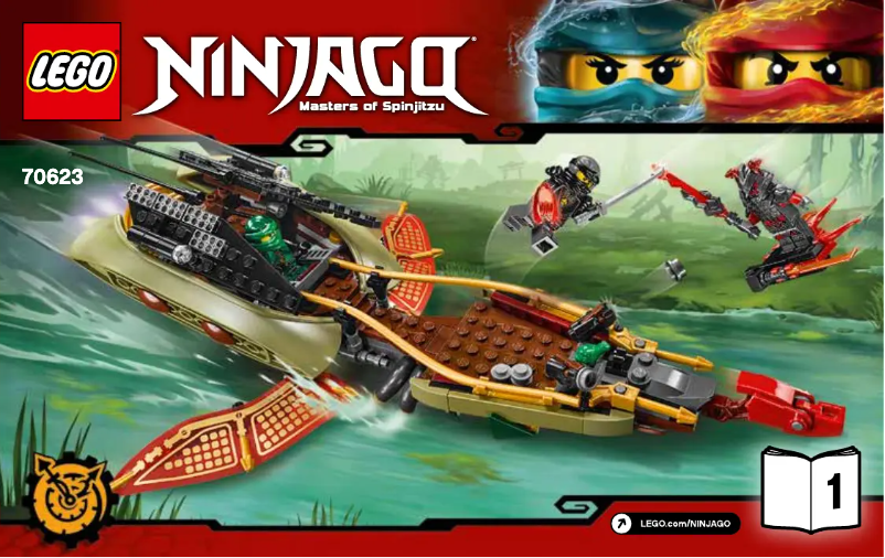Página 1 del manual Manual de usuario Lego Ninjago 70623