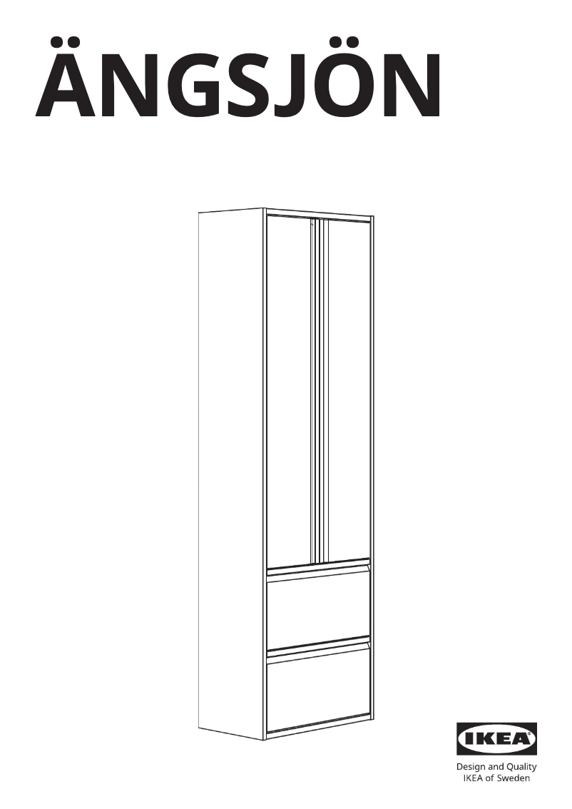 Image de la première page du manuel de l'appareil ÄNGSJÖN 405.531.69