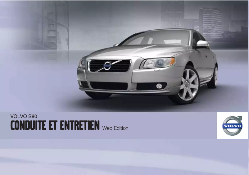 Page 1 of the manual User Manual Volvo S80 (2011)