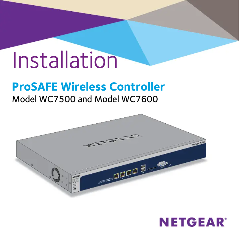 Page 1 de la notice Guide d'installation Netgear WB7620