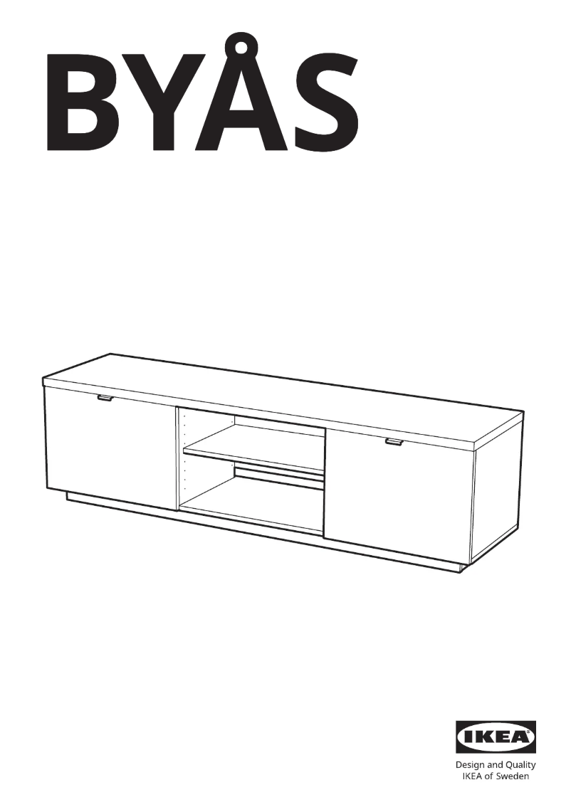Page 1 de la notice Manuel utilisateur Ikea BYÅS 802.277.97