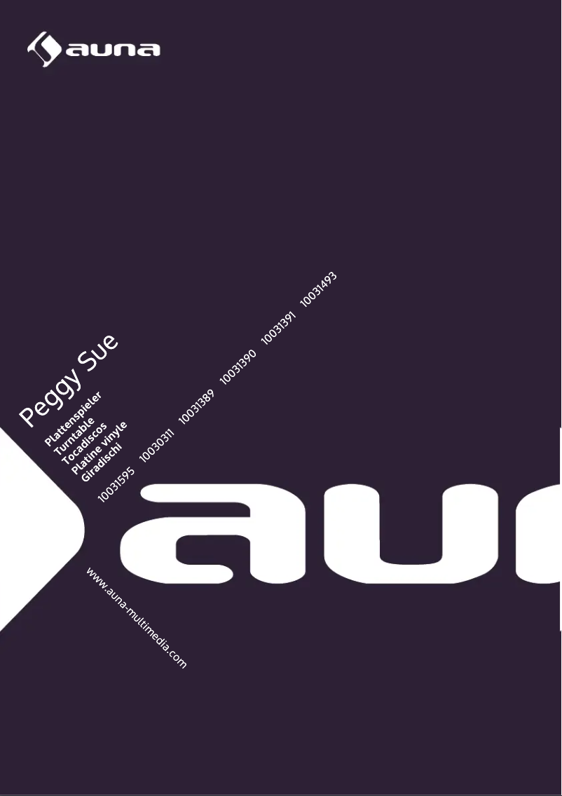 Page 1 de la notice Manuel utilisateur Auna Peggy Sue