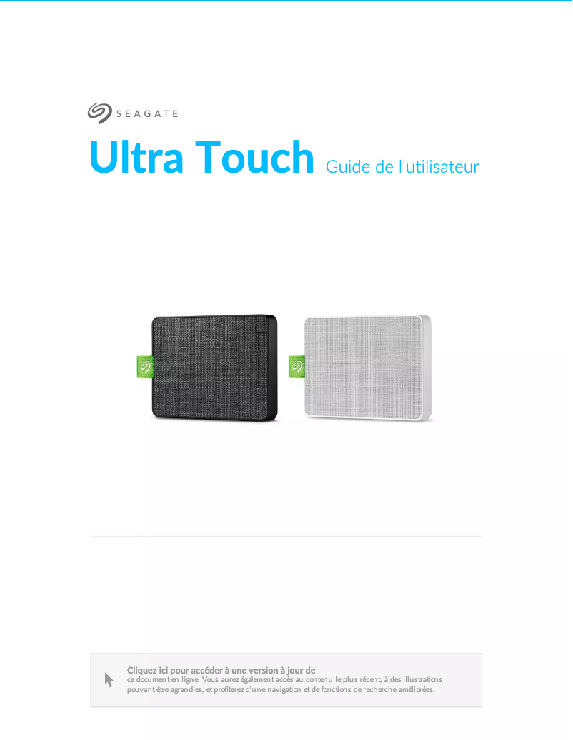 Página 1 del manual Manual de usuario Seagate Backup Plus Ultra Touch