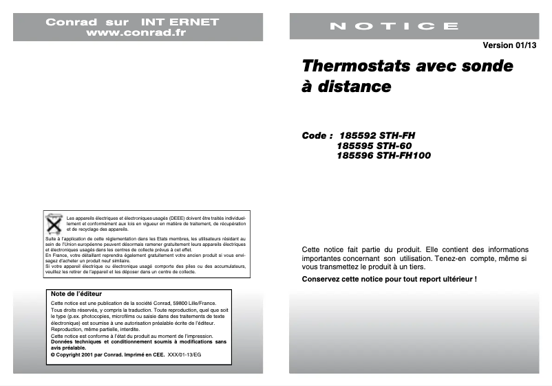 Page 1 of the manual User Manual Rose LM STH-FH100
