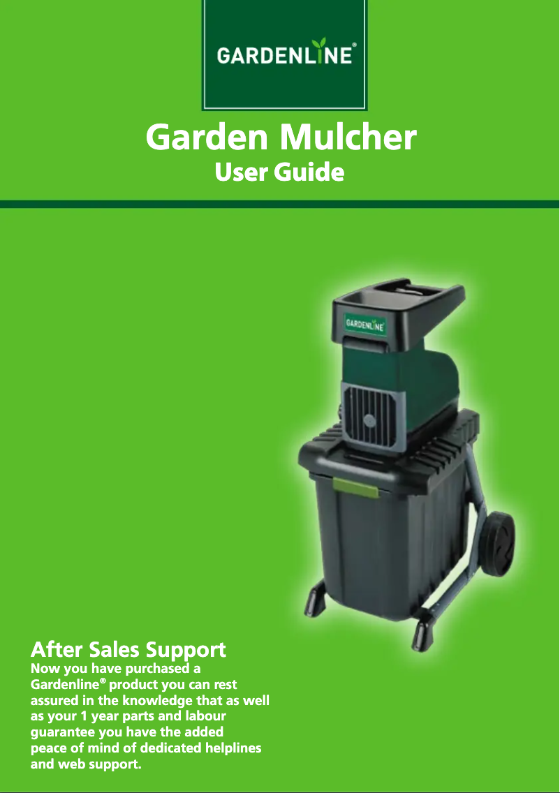 Page 1 de la notice Manuel utilisateur Gardenline RLH 2540 FB