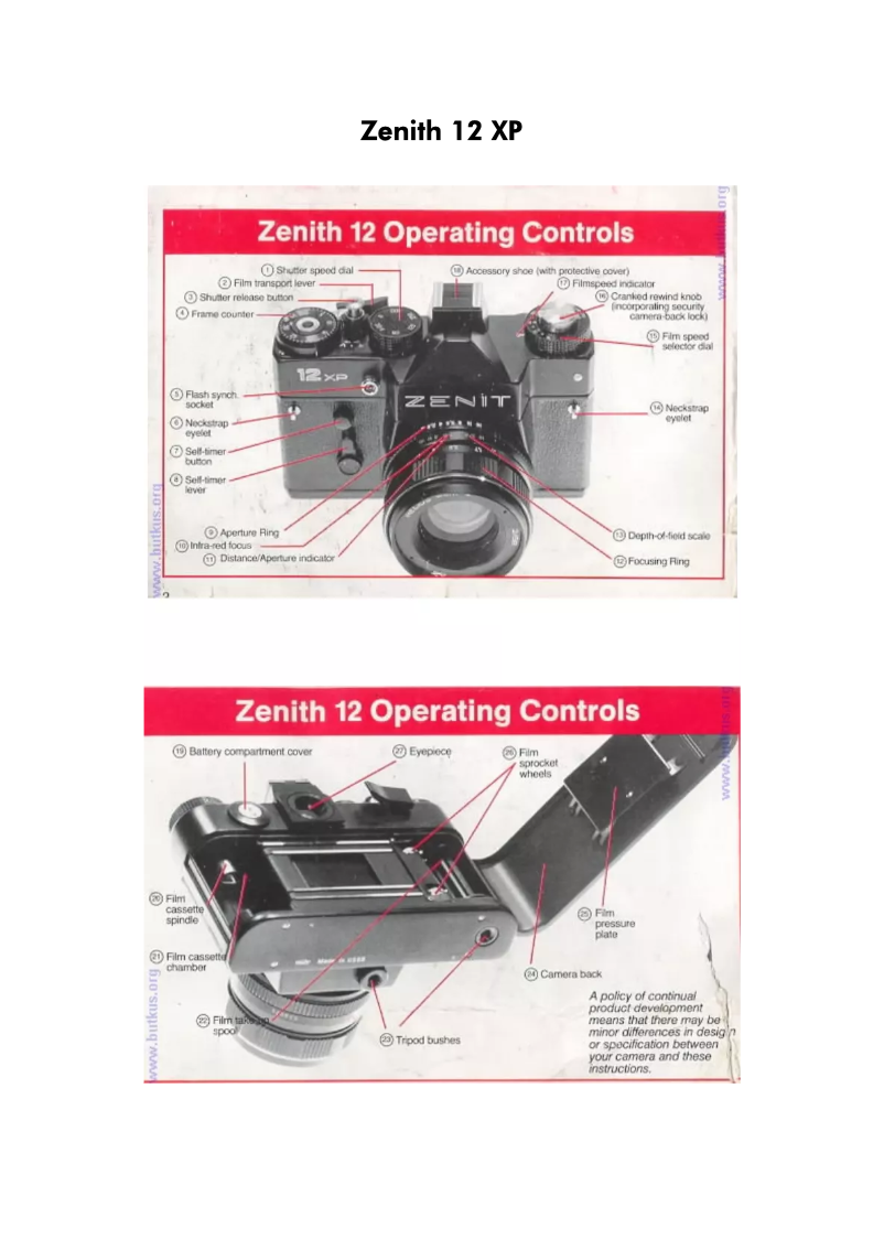 Página 1 del manual Manual de usuario Zenit 12 XP