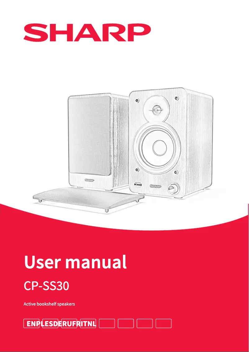 Page 1 de la notice Manuel utilisateur Sharp CP-SS30