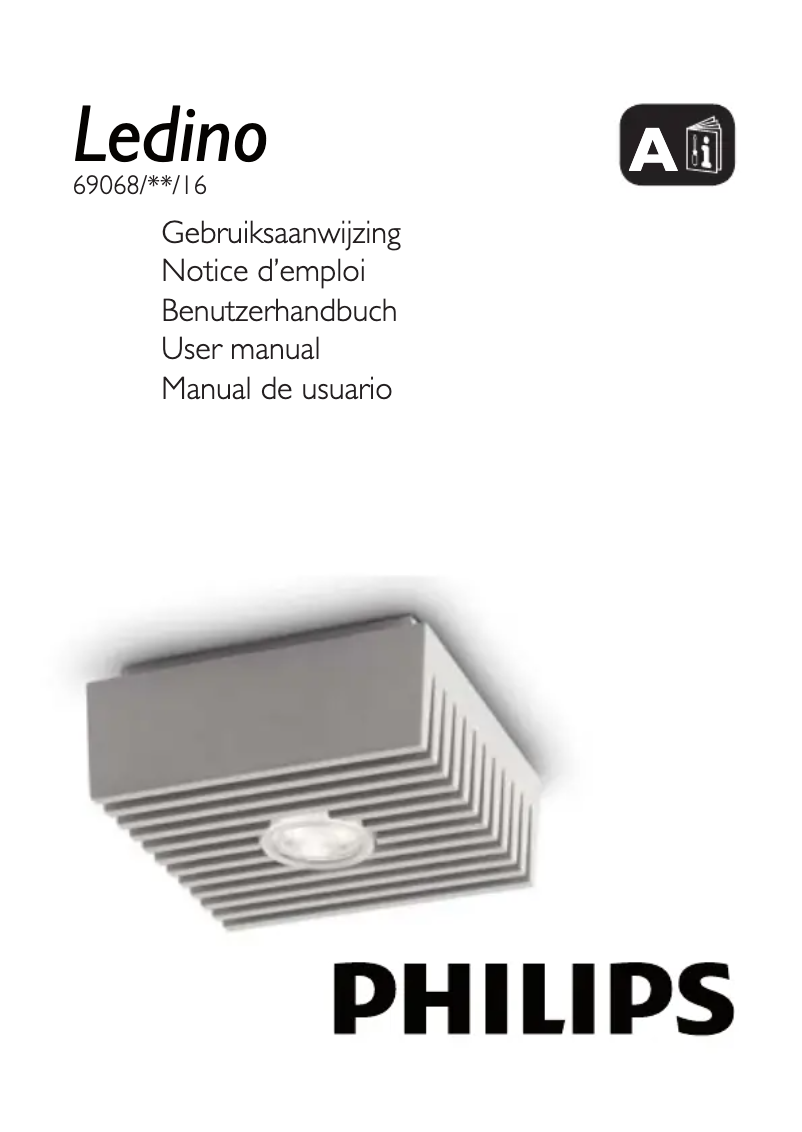 Page 1 of the manual User Manual Philips Ledino 690683116