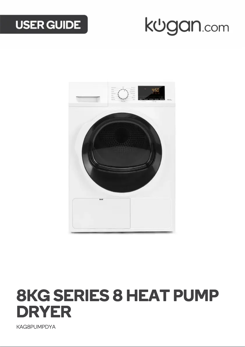 Página 1 del manual Manual de usuario Kogan KAG8PUMPDYA