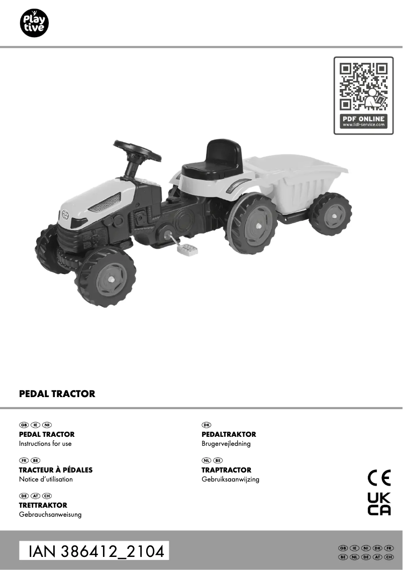 Page 1 de la notice Manuel utilisateur Playtive IAN 386412