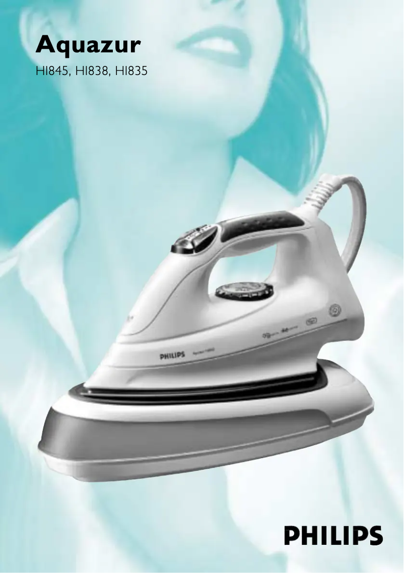 Página 1 del manual Manual de usuario Philips Aquazur HI845