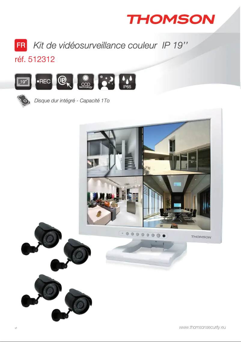 Page 1 of the manual User Manual Thomson 512312