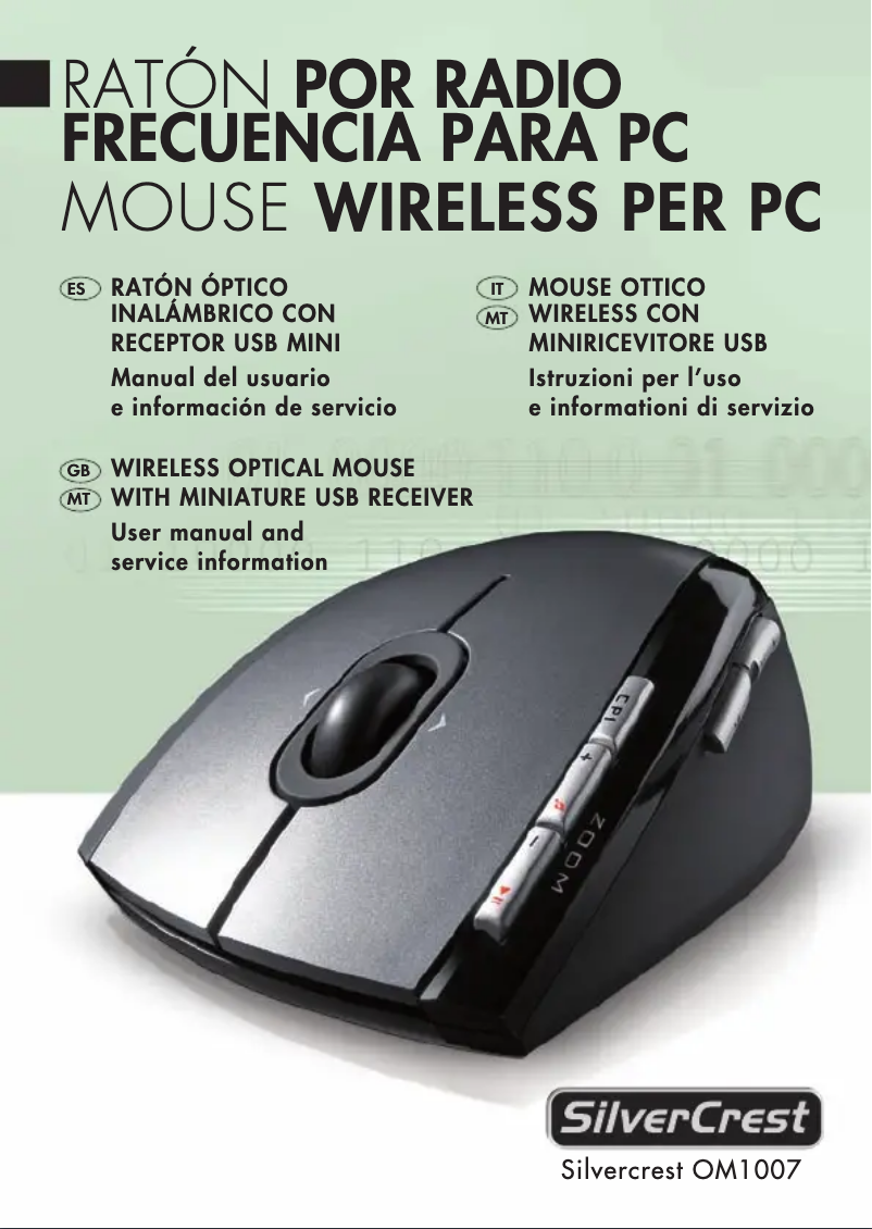 Page 1 de la notice Manuel utilisateur SilverCrest OM1007